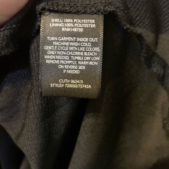 ECI Smocked Sheer Floral Striped Printed Three Quarter Sleeve Maxi Dress Large - Picture 8 of 9